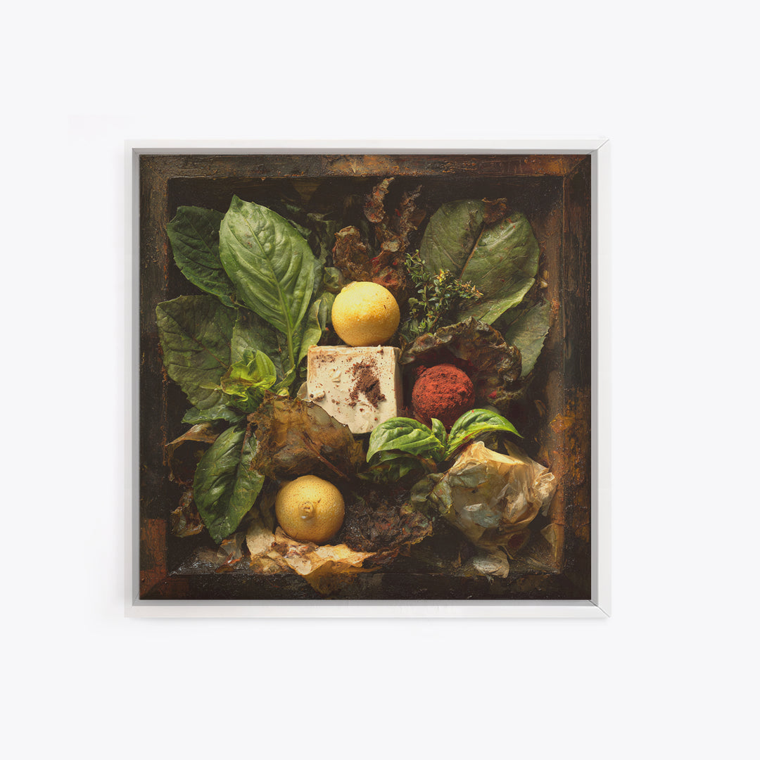Chocolate Truffle Still Life Framed Canvas Print, Bakery Art, Modern Decor, Bakery Decor, Fine Art, Patisserie, Wall Decor, BAK-1x1-67