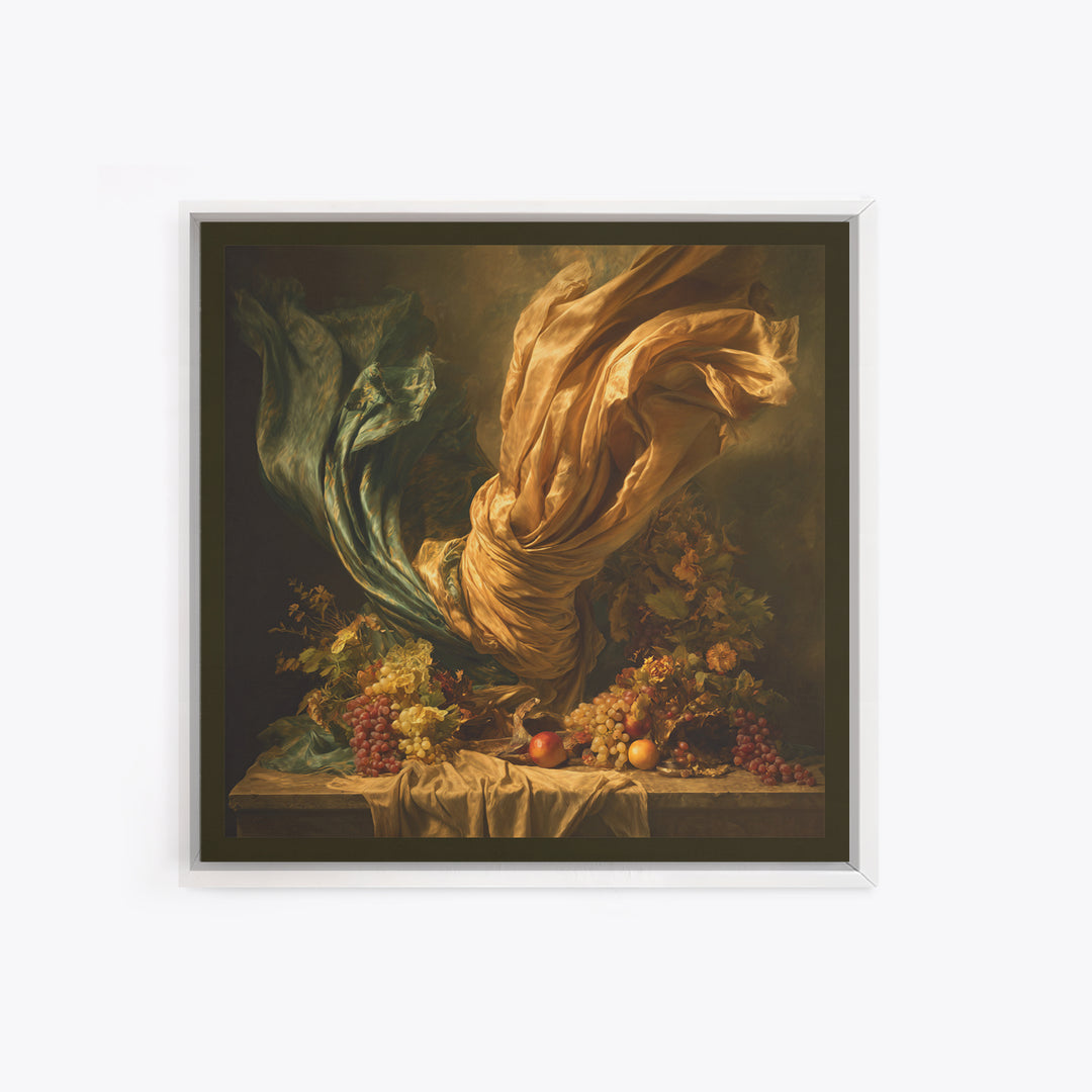 Mythic Goddess Figure Framed Canvas Print, Baroque Art, Eclectic Wall Art, Living Room Decor, Fine Art, Ornate, Gallery Decor, BAO-1x1-38