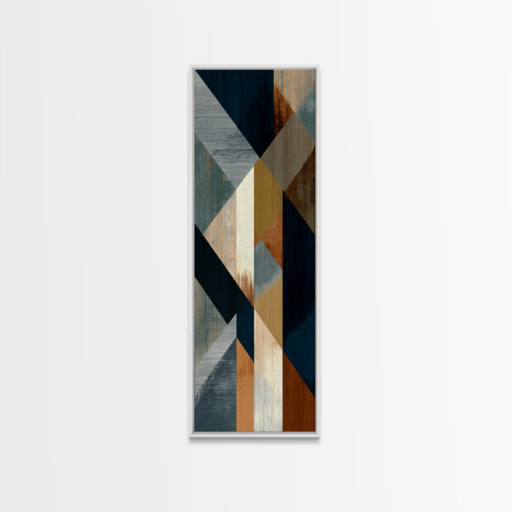 Sports Jersey Abstract Canvas Print, Basement Art, Baseball Decor, Living Room Decor, Fine Art, Retreat, Textured Painting, BAS-1x3-42