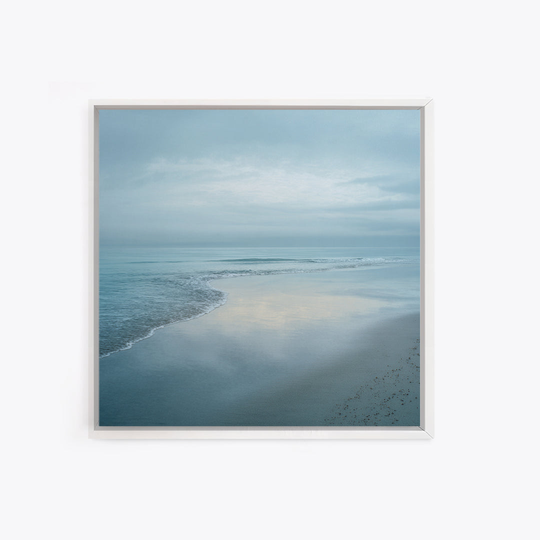 Soft Cloud and Rain Composition Canvas Print, Bathroom Art, Framed Wall Art, Bathroom Decor, Watercolor Art, Spa, BAT-1x1-19