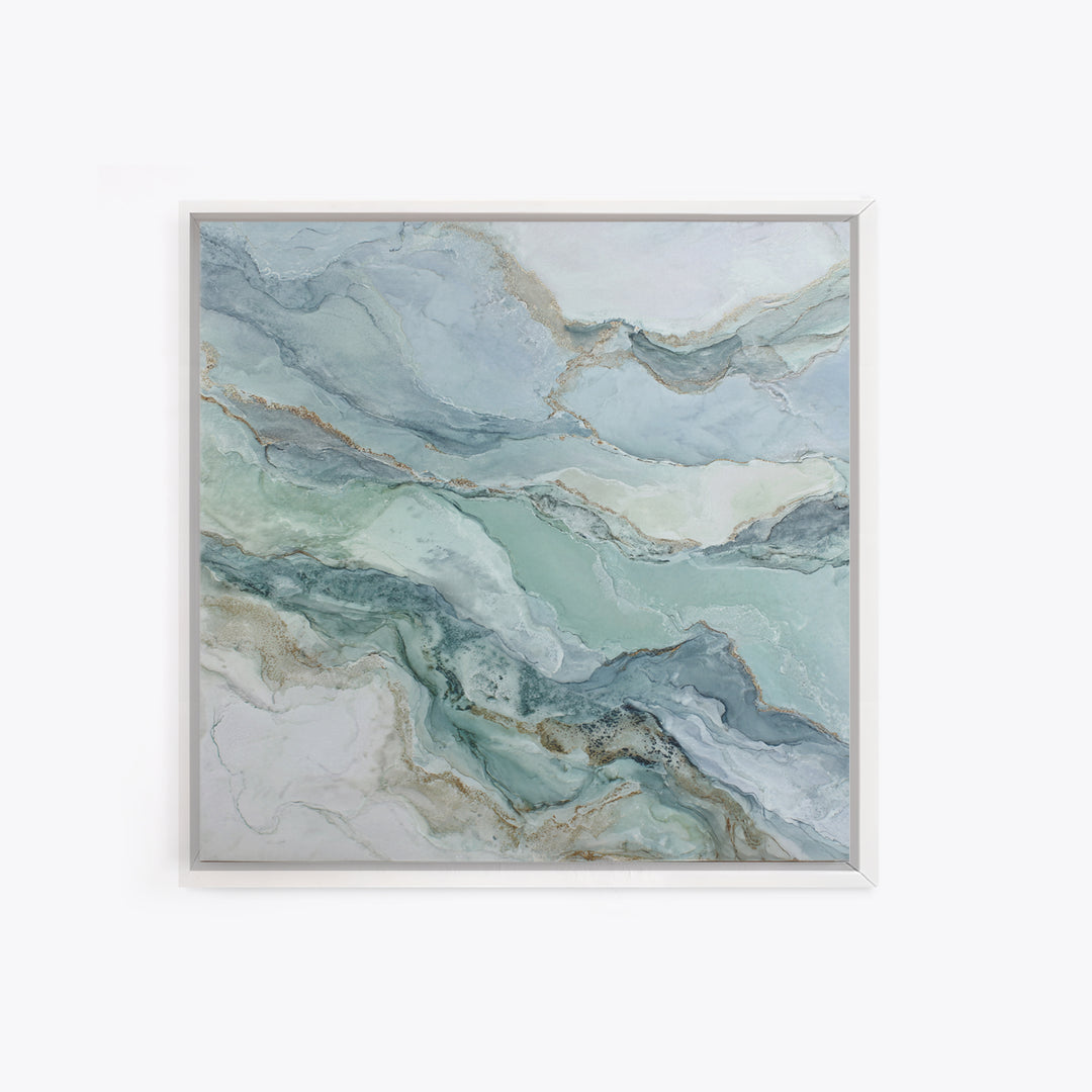 Abstract Marble Texture Framed Canvas Print, Bathroom Art, Luxury Decor, Bathroom Decor, Abstract Art, Spa, Digital Wall Art, BAT-1x1-40