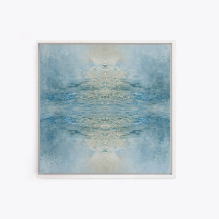 Abstract Water Ripples Canvas Print, Bathroom Art, Bathroom Accessories, Bathroom Decor, Abstract Art, Spa, Fine Art Print, BAT-1x1-5