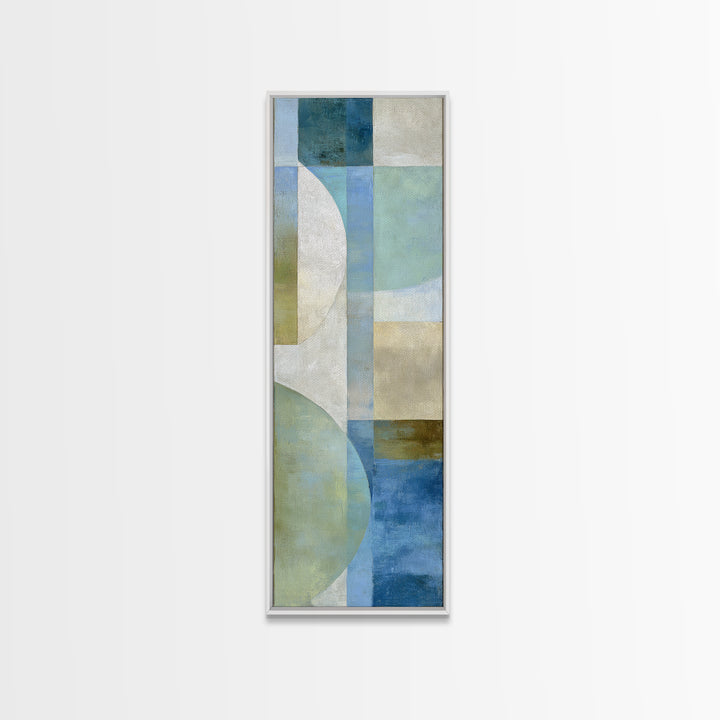 Clean Geometric Forms Canvas Print, Bathroom Art, Printable, Bathroom Decor, Spa, Bathroom Prints, Bathroom Wall Decor, BAT-1x3-33