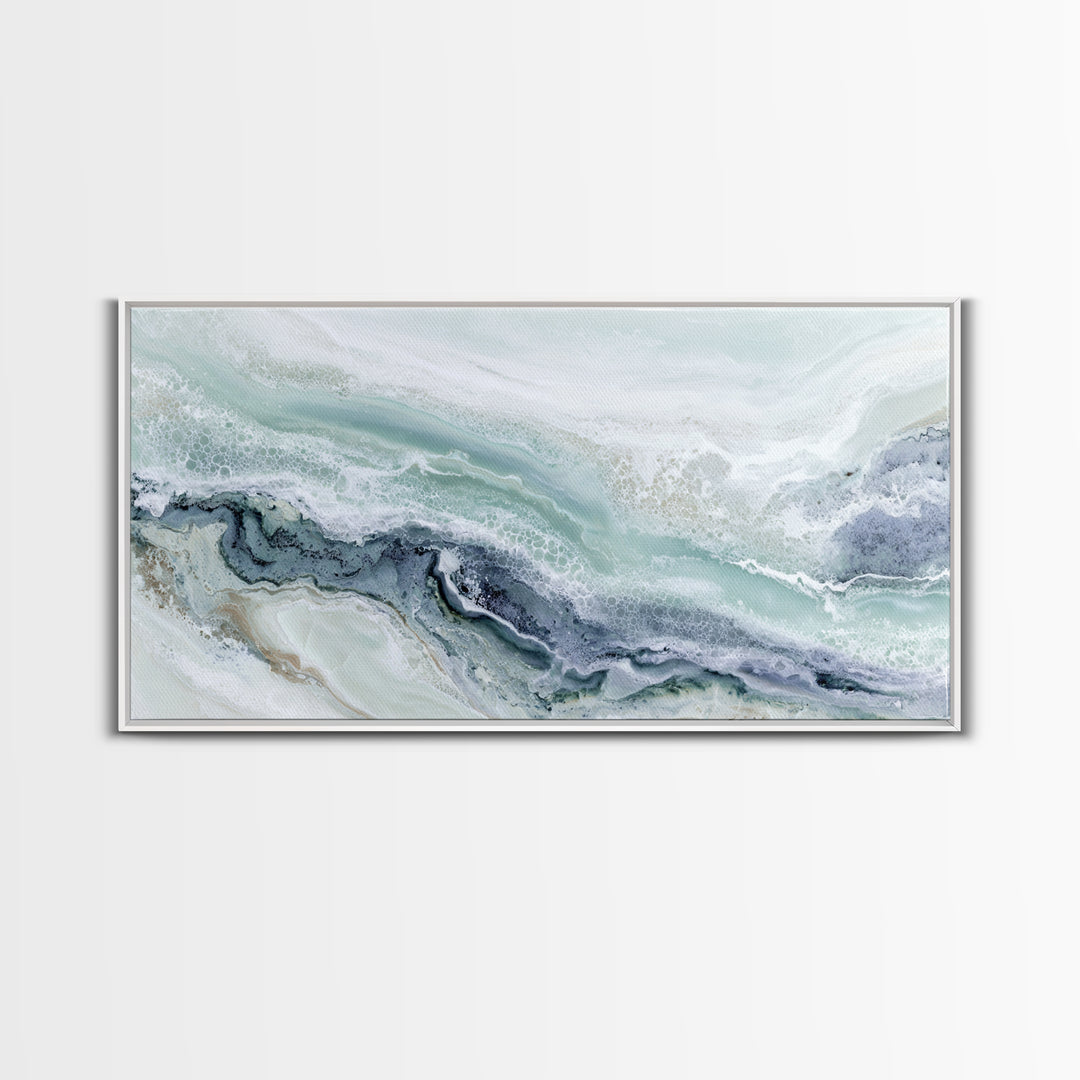 Abstract Marble Texture Framed Canvas Print, Bathroom Art, Luxury Decor, Bathroom Decor, Abstract Art, Spa, Digital Wall Art, BAT-2x1-12