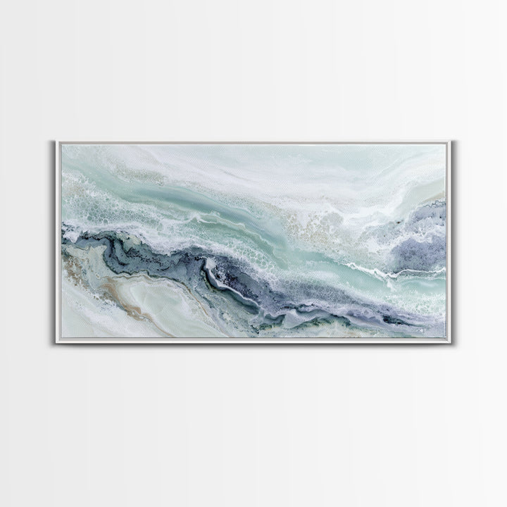 Abstract Marble Texture Framed Canvas Print, Bathroom Art, Luxury Decor, Bathroom Decor, Abstract Art, Spa, Digital Wall Art, BAT-2x1-12