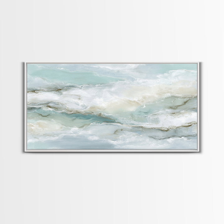 Abstract Marble Texture Framed Canvas Print, Bathroom Art, Printable Wall Art, Bathroom Decor, Spa, Bathroom Wall Decor, BAT-2x1-60