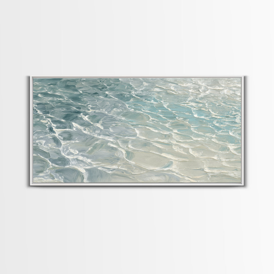 Abstract Water Ripples Canvas Print, Bathroom Art, Wall Art, Bathroom Decor, Abstract Art, Spa, Dog Portrait, Canvas Wall Art, BAT-2x1-73