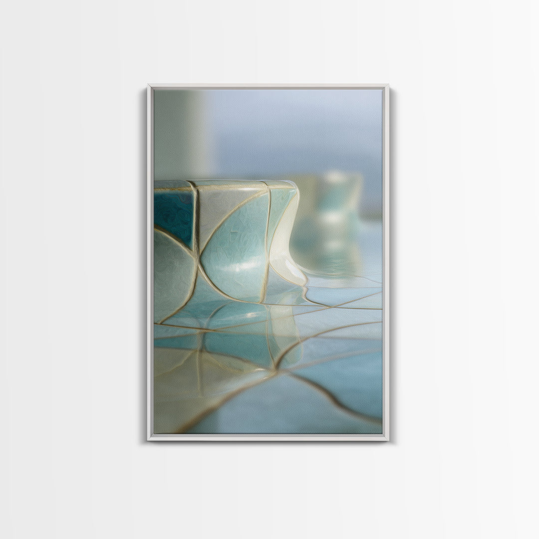 Clean Geometric Forms Canvas Print, Bathroom Art, Printable Wall Art, Bathroom Decor, Abstract Art, Spa, Bathroom Wall Decor, BAT-2x3-77