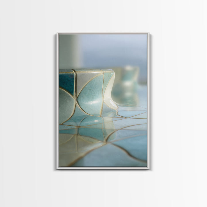 Clean Geometric Forms Canvas Print, Bathroom Art, Printable Wall Art, Bathroom Decor, Abstract Art, Spa, Bathroom Wall Decor, BAT-2x3-77