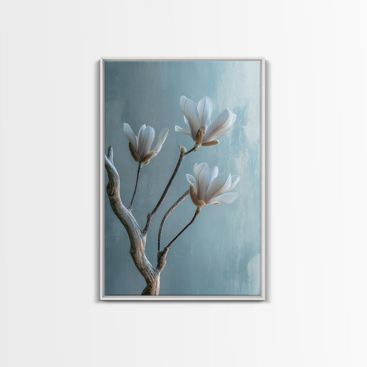 Soft Cloud and Rain Composition Canvas Print, Bathroom Art, Home Decor, Bathroom Decor, Fine Art, Spa, Canvas Wall Art, BAT-2x3-99
