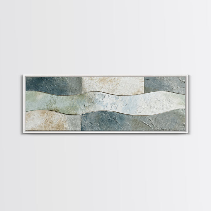 Clean Geometric Forms Canvas Print, Bathroom Art, Printable, Bathroom Decor, Spa, Bathroom Prints, Bathroom Wall Decor, BAT-3x1-13