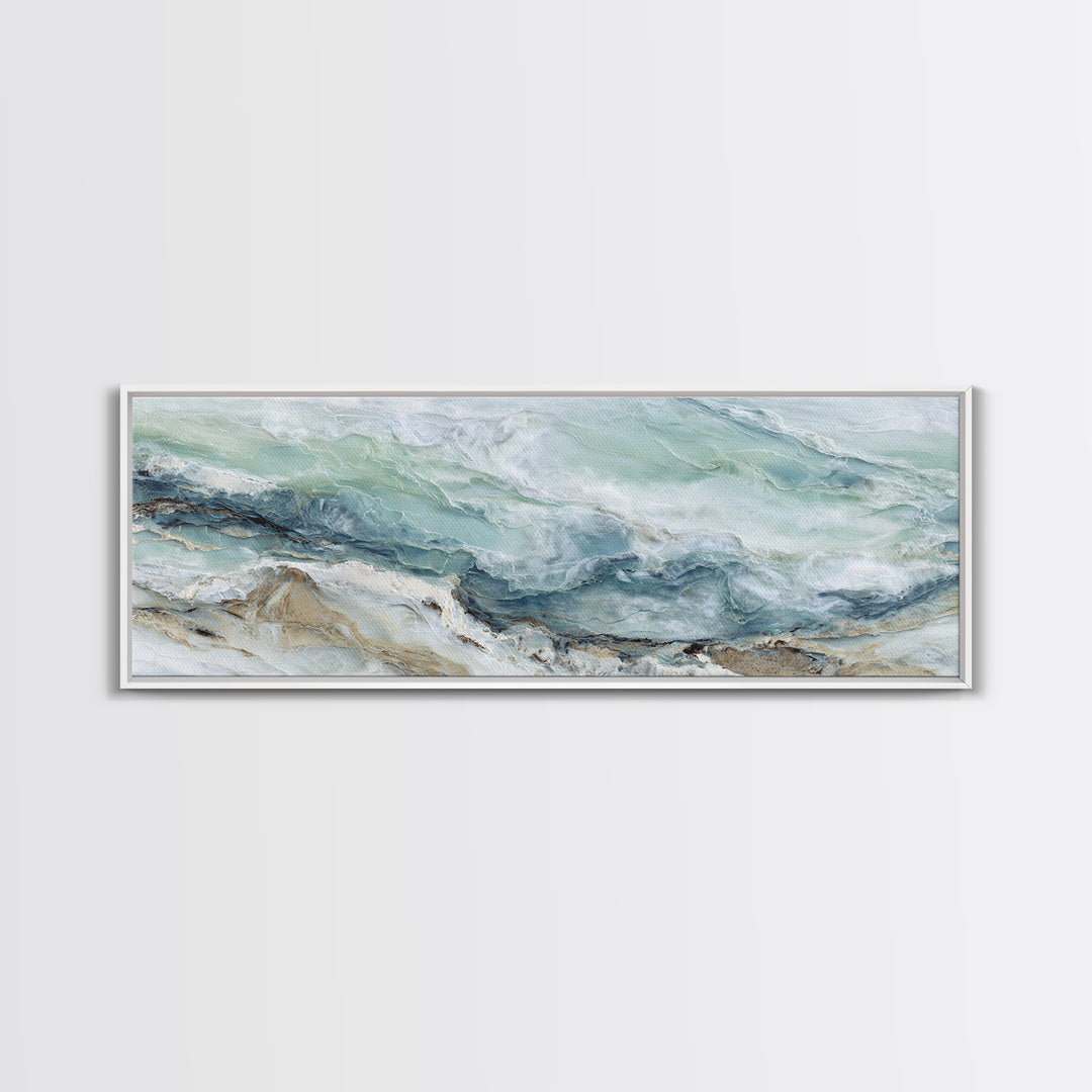 Abstract Marble Texture Canvas Print, Bathroom Art, Bathroom Accessories, Bathroom Decor, Abstract Art, Spa, Fine Art Print, BAT-3x1-8