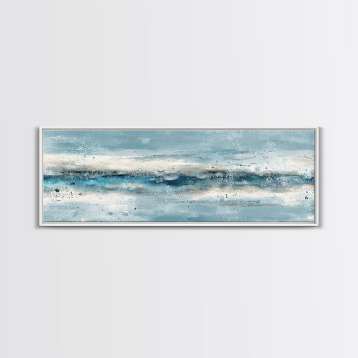 Abstract Water Ripples Canvas Print, Bathroom Art, Modern Art, Bathroom Decor, Fine Art, Spa, Statement Artwork, Boho Decor, BAT-3x1-93
