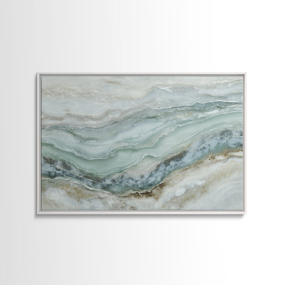 Abstract Marble Texture Framed Canvas Print, Bathroom Art, Halloween Art, Bathroom Decor, Abstract Art, Spa, Textured Painting, BAT-3x2-92