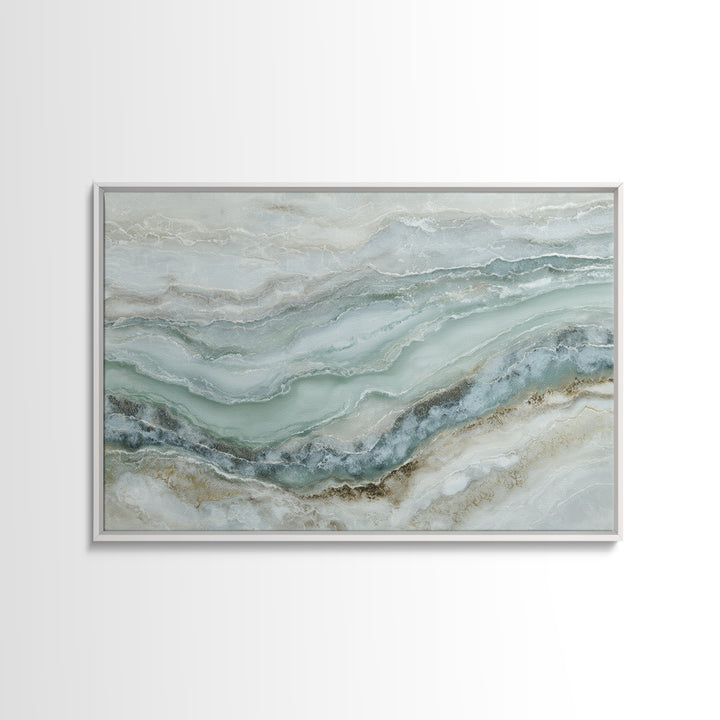 Abstract Marble Texture Framed Canvas Print, Bathroom Art, Halloween Art, Bathroom Decor, Abstract Art, Spa, Textured Painting, BAT-3x2-92