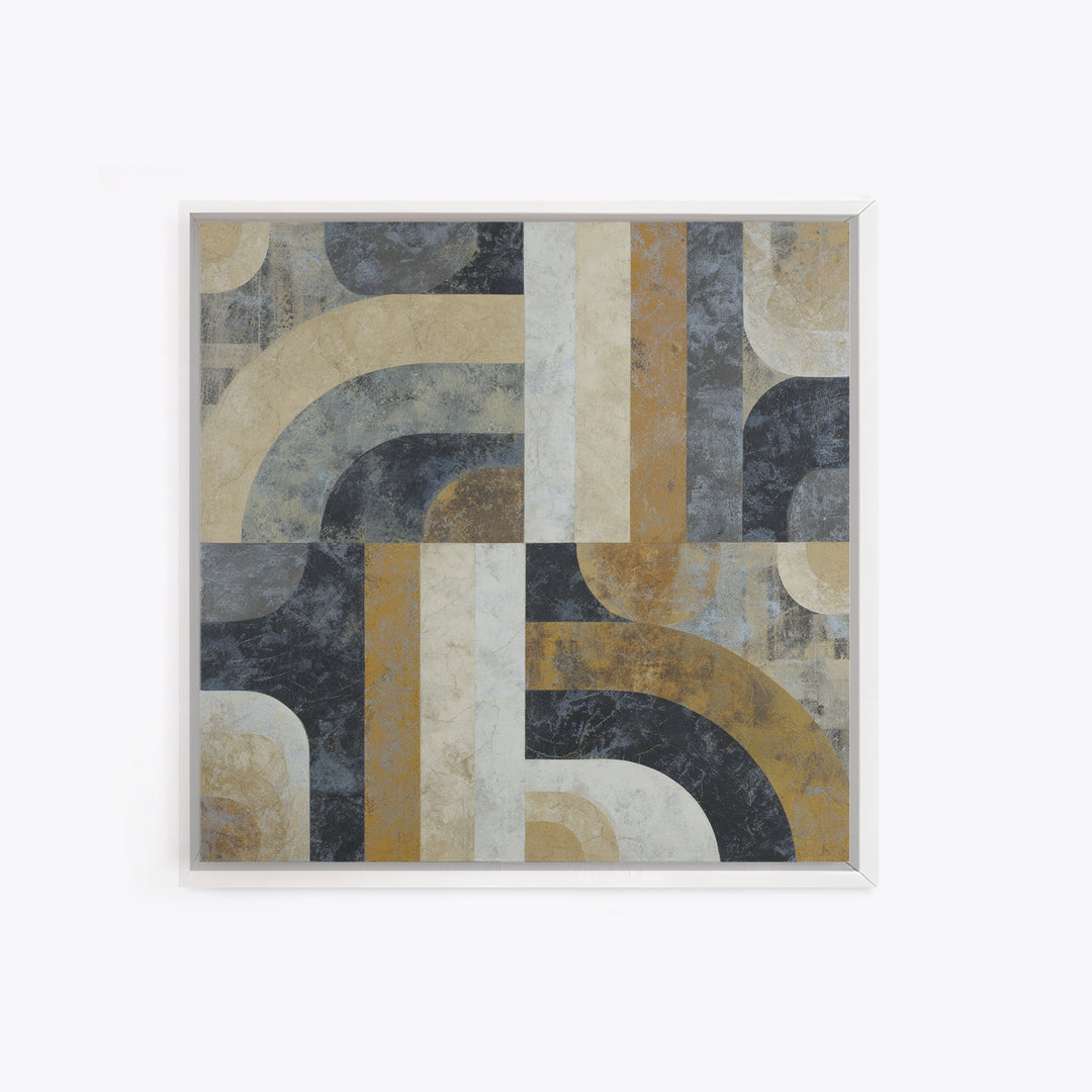 Abstract Marble Texture Framed Canvas Print, Black and White Art, Abstract Wall Art, Living Room Decor, Abstract Art, BAW-1x1-39