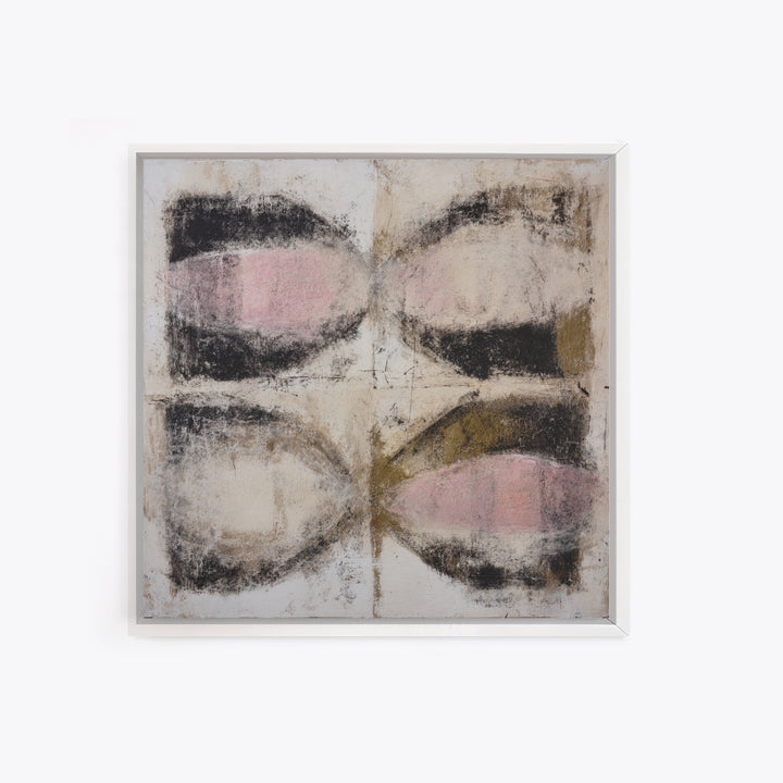 Abstract Charcoal Gestures on White Paper Canvas Print, Black and White Art, Printable Art, Living Room Decor, Monochrome, BAW-1x1-52