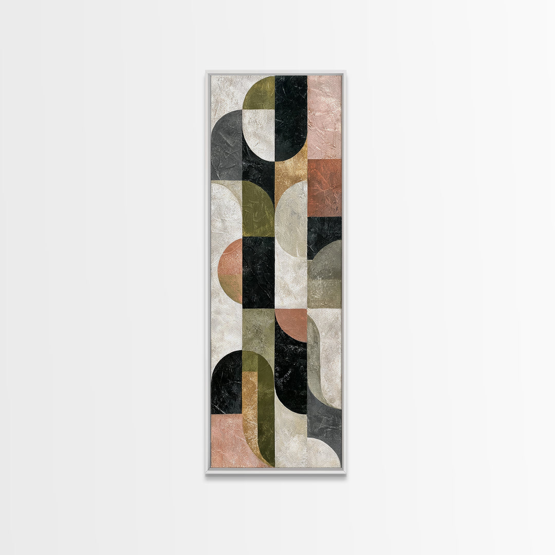 Abstract Marble Texture Canvas Print, Black and White Art, Original Art, Living Room Decor, Abstract Art, Monochrome, BAW-1x3-27