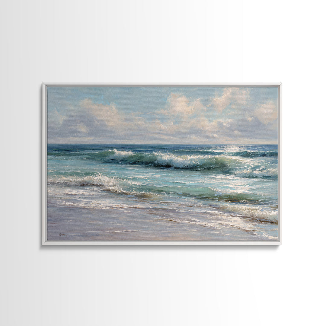 Stormy Ocean Wave Canvas Print, Black and White Art, Printable Art, Living Room Decor, Fine Art, Monochrome, Gallery Decor, BAW-3x2-38