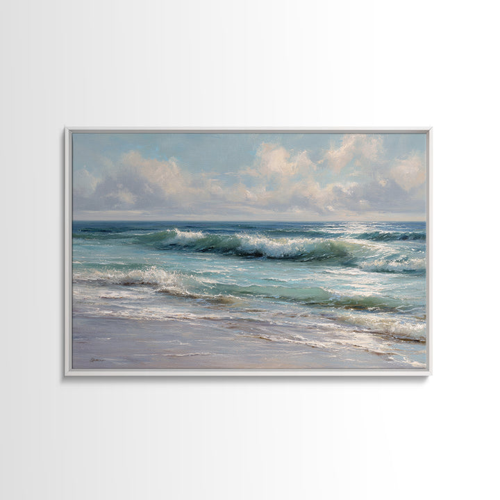 Stormy Ocean Wave Canvas Print, Black and White Art, Printable Art, Living Room Decor, Fine Art, Monochrome, Gallery Decor, BAW-3x2-38