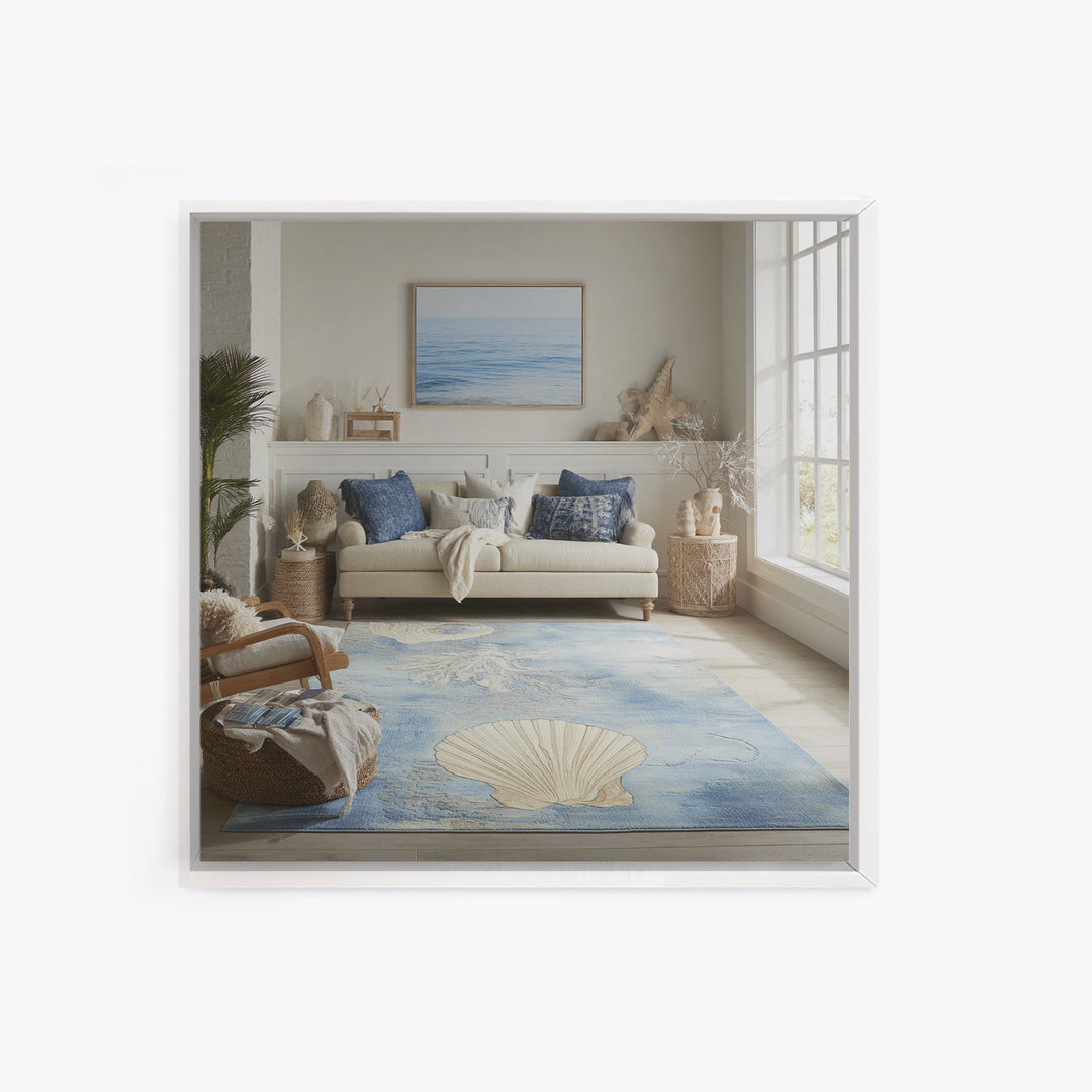 Seashell Collection Painted Like Natural Specimens Canvas Print, Beach Art, Beach Decor, Coastal Decor, Fine Art, Shore, BEA-1x1-76