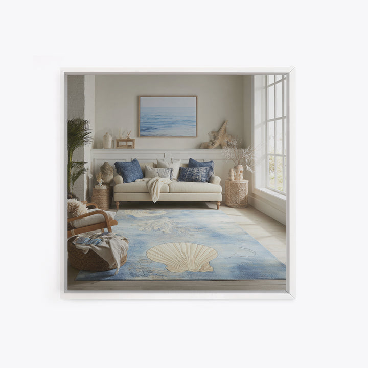 Seashell Collection Painted Like Natural Specimens Canvas Print, Beach Art, Beach Decor, Coastal Decor, Fine Art, Shore, BEA-1x1-76
