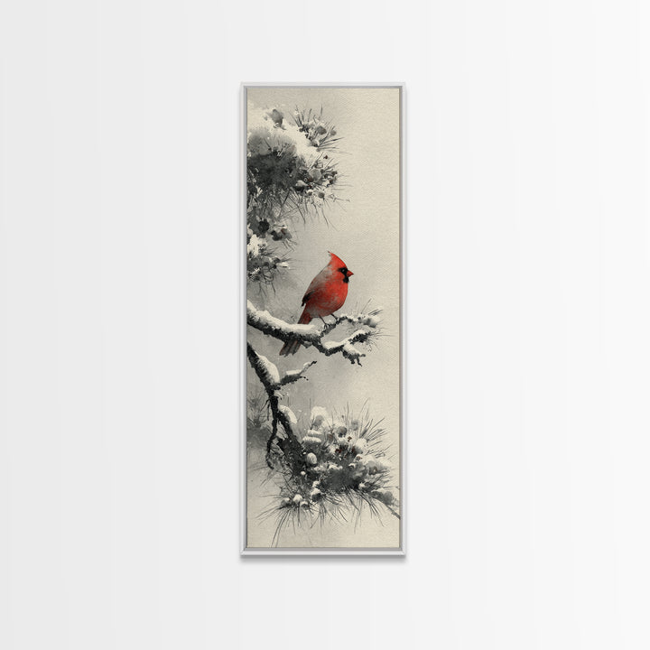 White Dove with Olive Branch and Calm Framed Canvas Print, Bird Art, Fine Art Print, Living Room Decor, Oil Painting, Flight, BIR-1x3-4