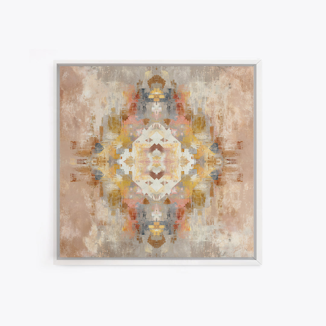 Tribal Neutral Pattern Canvas Print, Boho Art, Set of 3 Prints, Living Room Decor, Fine Art, Bohemian, Contemporary Art, BOH-1x1-14