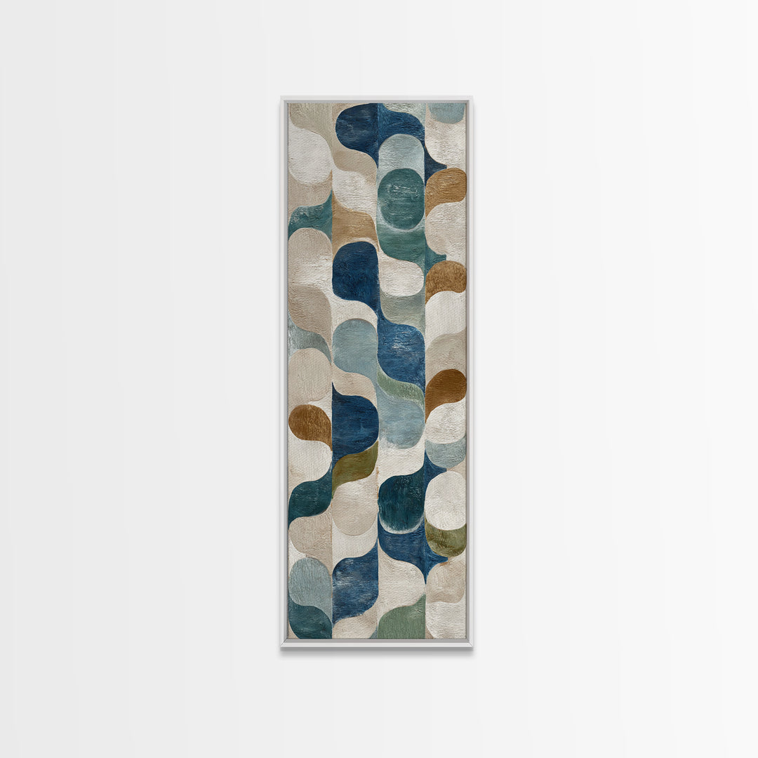 Tribal Neutral Pattern Canvas Print, Boho Art, Modern Decor, Living Room Decor, Fine Art, Bohemian, Wall Decor, Prints, BOH-1x3-26
