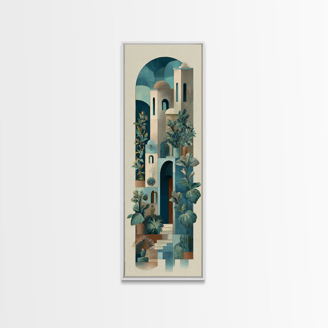 Neutral Rainbow Arches Canvas Print, Boho Art, Wall Print, Living Room Decor, Fine Art, Bohemian, Minimalist Decor, BOH-1x3-39