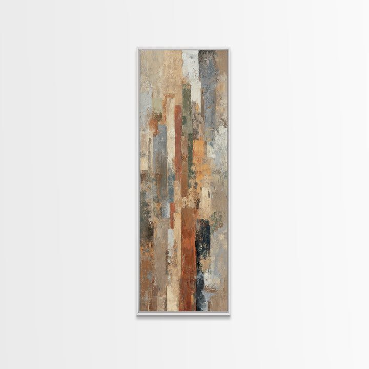 Warm Neutral Cactus Garden Illustration Canvas Print, Boho Art, Wall Print, Living Room Decor, Watercolor Art, Bohemian, BOH-1x3-6