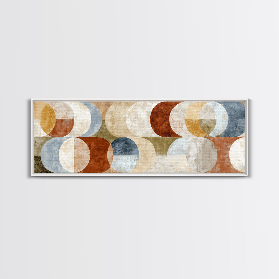 Tribal Neutral Pattern Canvas Print, Boho Art, Artwork, Living Room Decor, Fine Art, Bohemian, Boho Decor, Living Room Wall Art, BOH-3x1-78