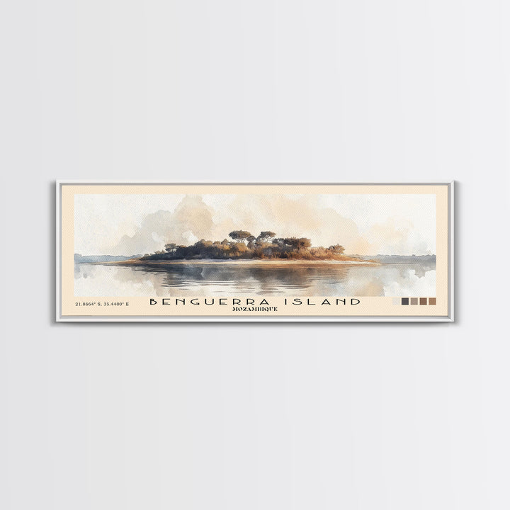 Benguerra Island, Mozambique Watercolor Print, Vacation Gift, Mozambique Wall Art, Vacation Wall Art, Vacatation Memories, Beach Decor, Beach Or Lakehouse Art