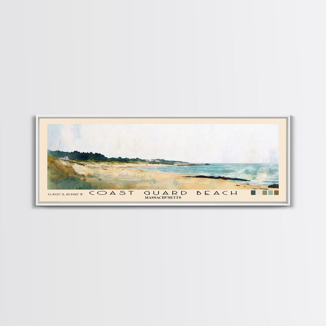 Coast Guard Beach, Massachusetts Watercolor Beach Print, Vacation Gift, Massachusetts Wall Art, Beach Painting, Beach Decor, Beach Painting