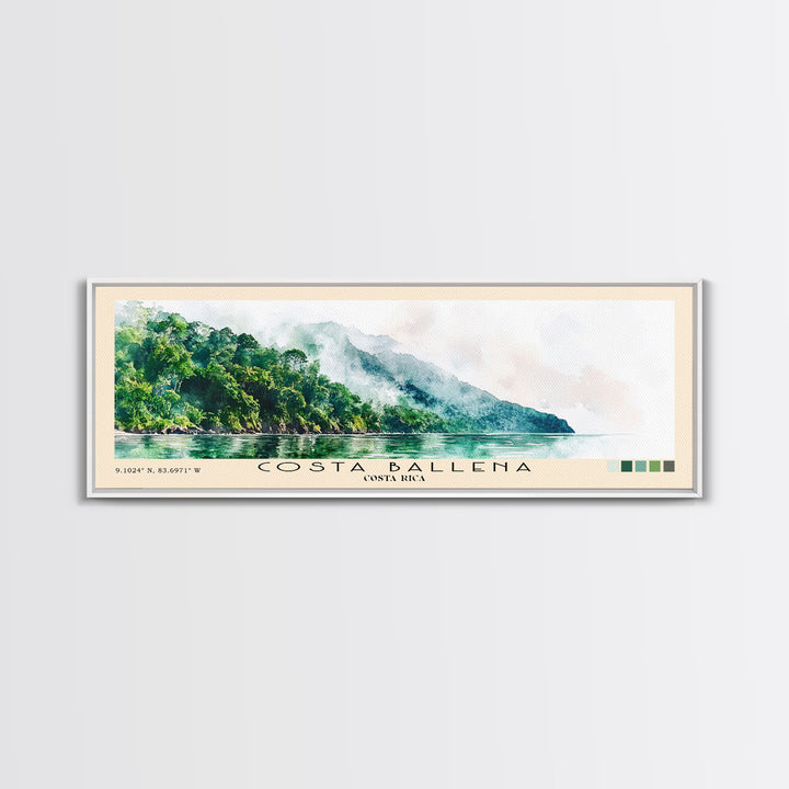 Costa Ballena, Costa Rica Watercolor Print, Vacation Gift, Costa Rica Wall Art, Beach Painting, Beach Decor, Beach Or Lakehouse Art