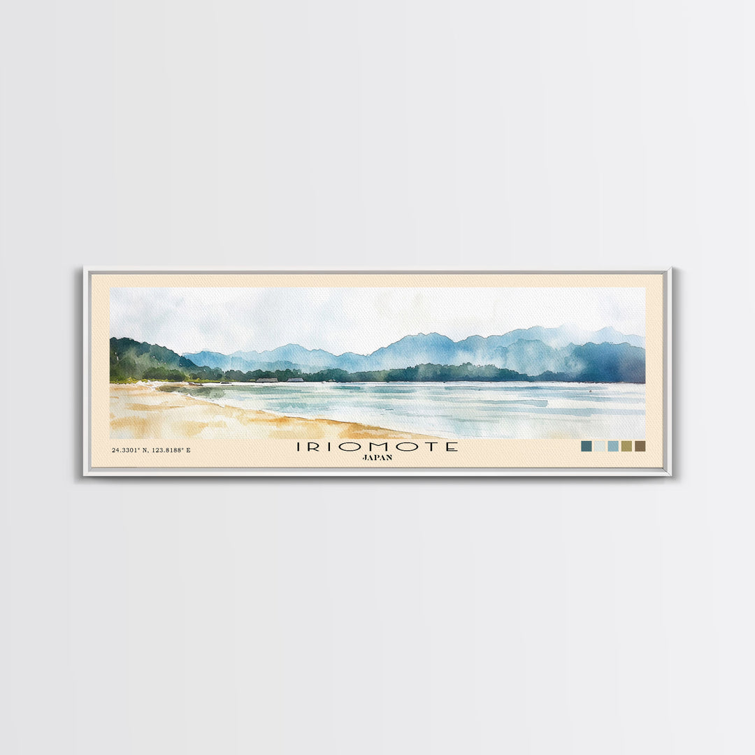 Iriomote, Japan Watercolor Print, Vacation Gift, Japan Wall Art, Vacation Wall Art, Vacatation Memories, Beach Decor, Beach Or Lakehouse Art