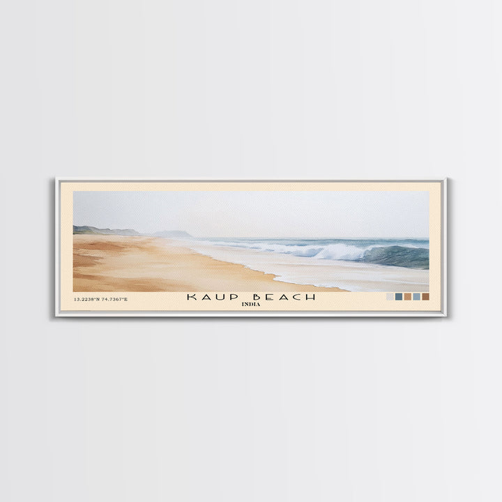 Kaup Beach, India Watercolor Print, Vacation Gift, India Wall Art, Beach Painting, Beach Decor, Beach Or Lakehouse Art