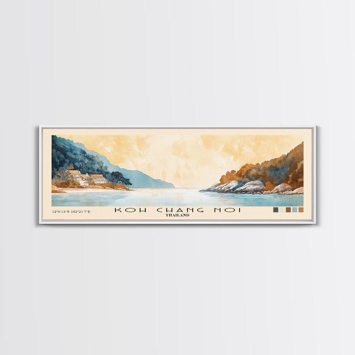 Koh Chang Noi, Thailand Watercolor Print, Vacation Gift, Thailand Wall Art, Beach Painting, Beach Decor, Beach Or Lakehouse Art