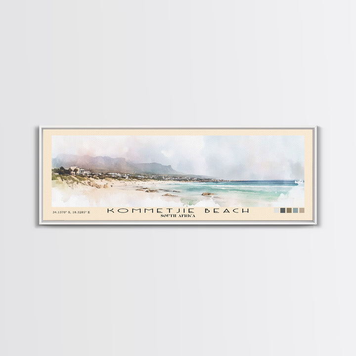 Kommetjie Beach, South Africa Watercolor Print, Vacation Gift, South Africa Wall Art, Vacation Wall Art, Vacatation Memories, Beach Decor, Beach Or Lakehouse Art