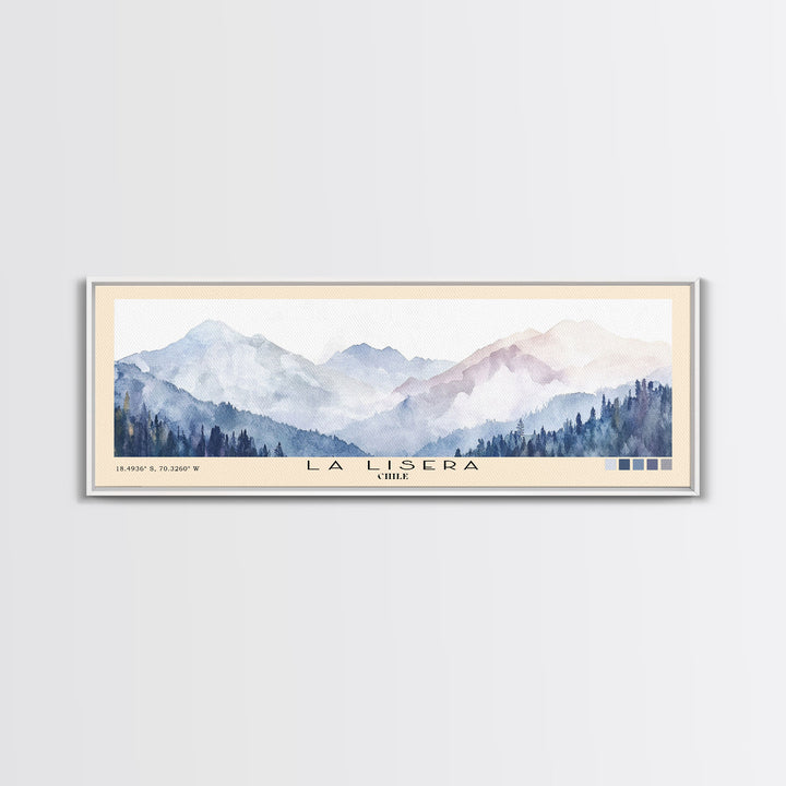 La Lisera, Chile Watercolor Print, Vacation Gift, Chile Wall Art, Beach Painting, Beach Decor, Beach Or Lakehouse Art