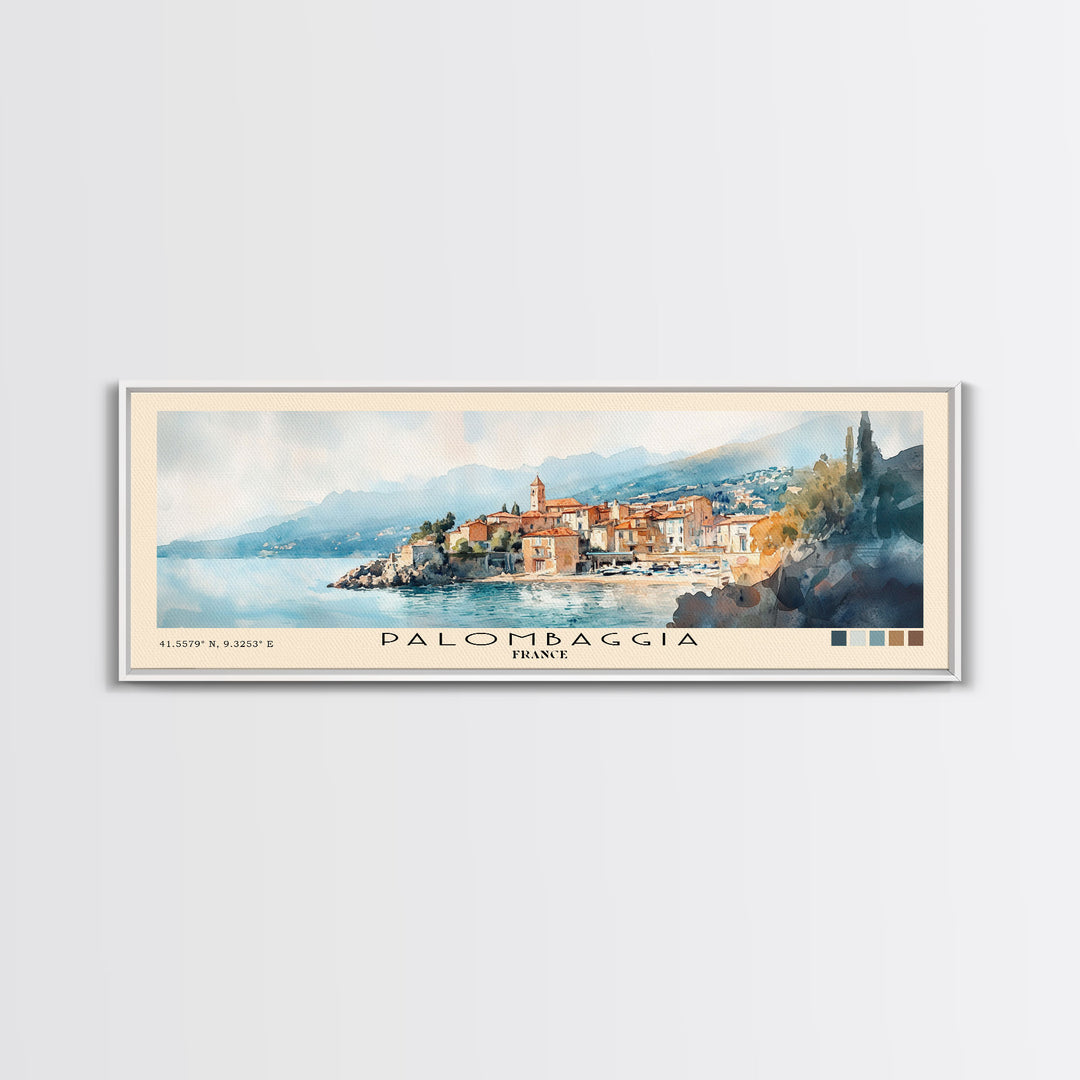 Palombaggia, France Watercolor Print, Vacation Gift, France Wall Art, Beach Painting, Beach Decor, Beach Or Lakehouse Art