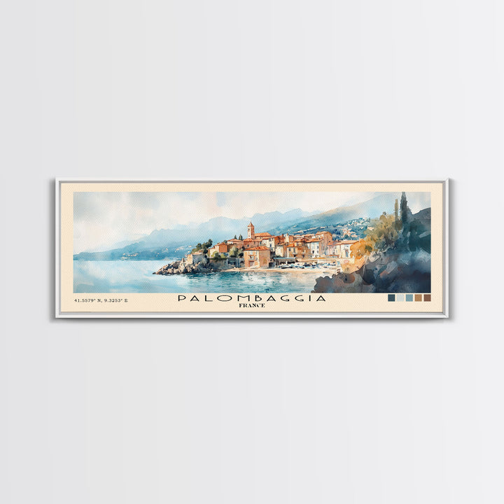 Palombaggia, France Watercolor Print, Vacation Gift, France Wall Art, Beach Painting, Beach Decor, Beach Or Lakehouse Art