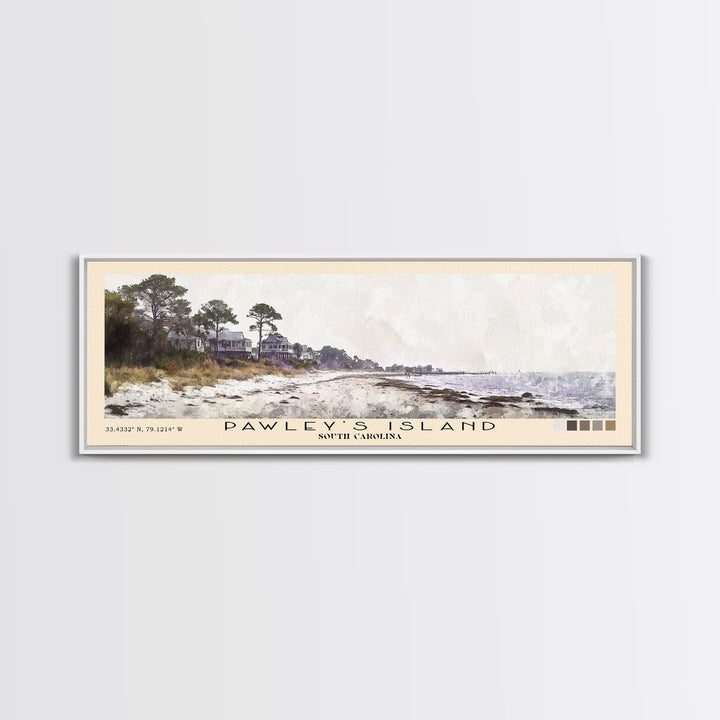Pawley's Island, South Carolina Watercolor Print, Vacation Gift, South Carolina Wall Art, Beach Painting, Beach Decor, Beach Or Lakehouse Art