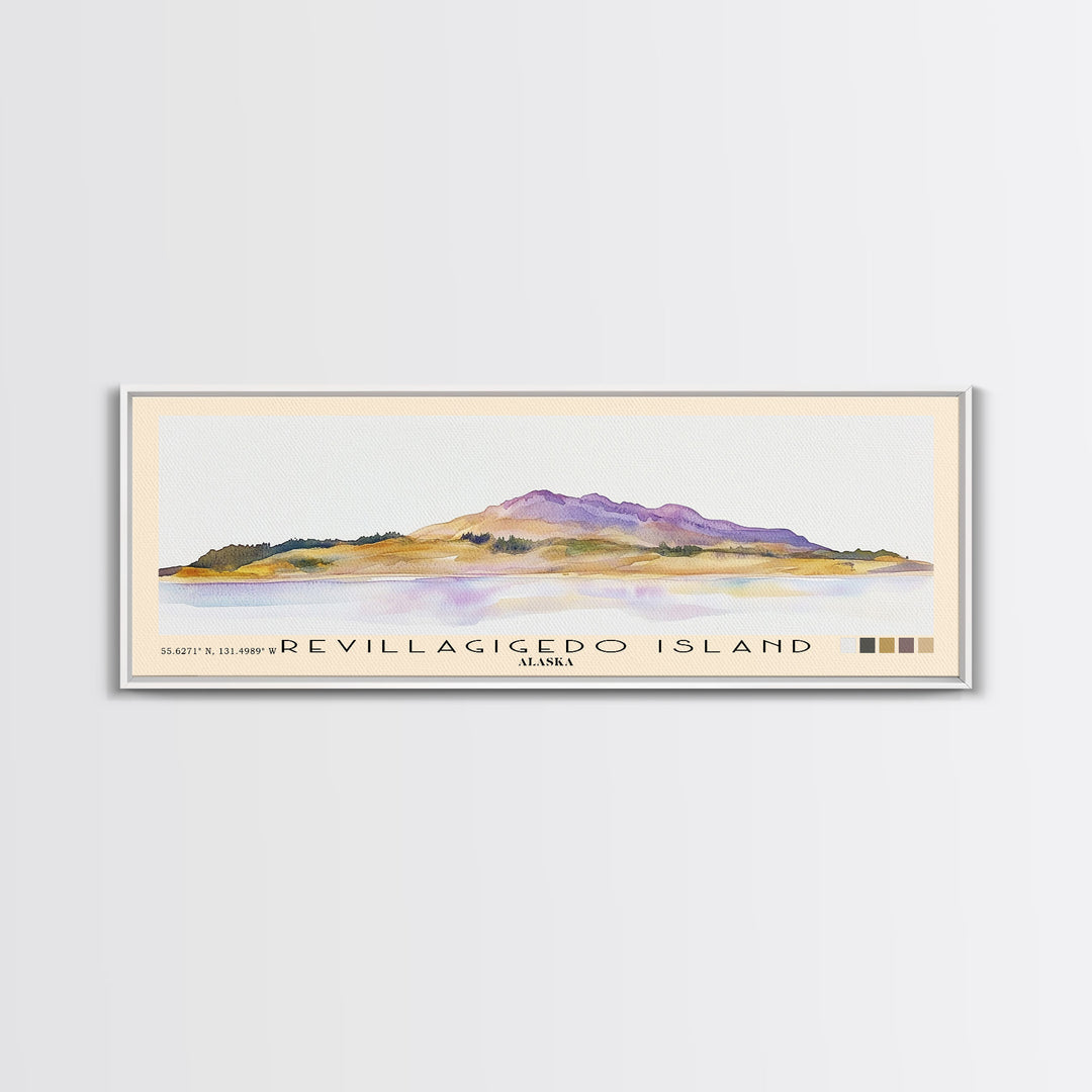 Revillagigedo Island, Alaska Watercolor Print, Vacation Gift, Alaska Wall Art, Vacation Wall Art, Vacatation Memories, Beach Decor, Beach Or Lakehouse Art
