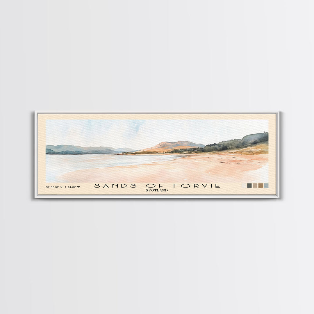 Sands of Forvie, Scotland Watercolor Print, Vacation Gift, Scotland Wall Art, Beach Painting, Beach Decor, Beach Or Lakehouse Art