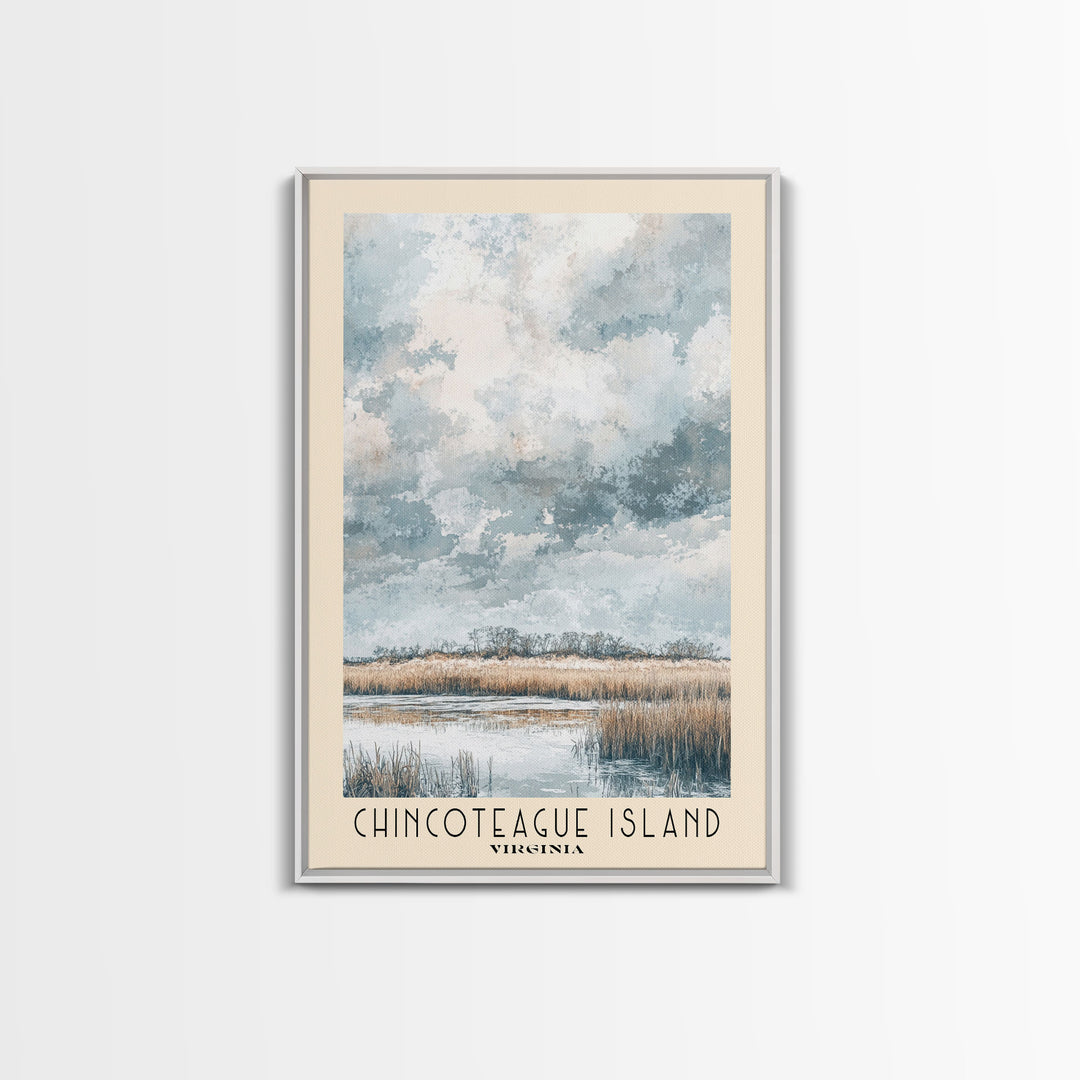 Chincoteague Island, Virginia Watercolor Print, Vacation Gift, Virginia Wall Art, Beach Painting, Beach Decor, Beach Or Lakehouse Art