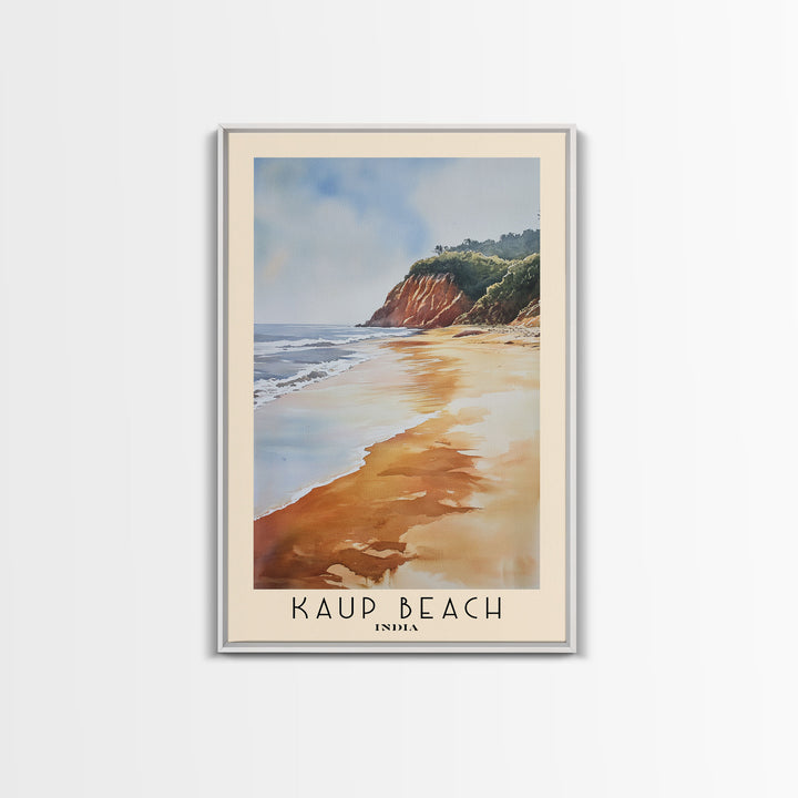 Kaup Beach, India Watercolor Print, Vacation Gift, India Wall Art, Beach Painting, Beach Decor, Beach Or Lakehouse Art
