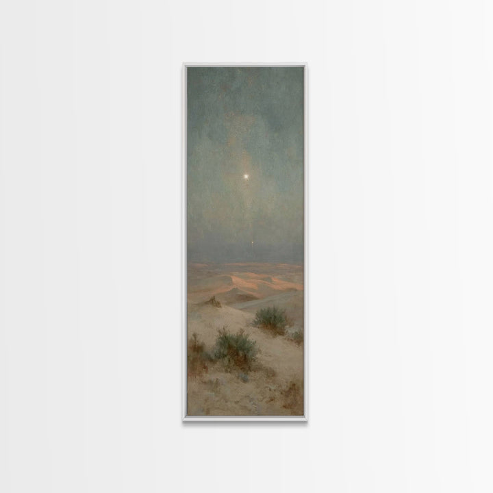 Wilderness Star Hope – Framed Canvas Print – Christian Art Canvas – Christian Wall Art – Christmas Art – Tall Narrow Wall Art – Christian C