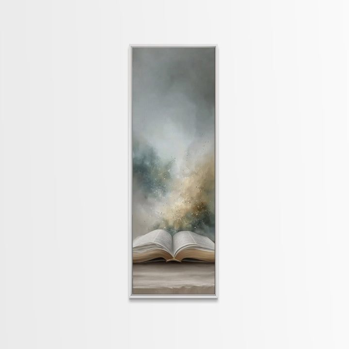 Light Of Revelation – Framed Canvas Print – Christian Wall Art – Christian Art Canvas – Narrow Art – Christian Christmas Art – Christian Gi