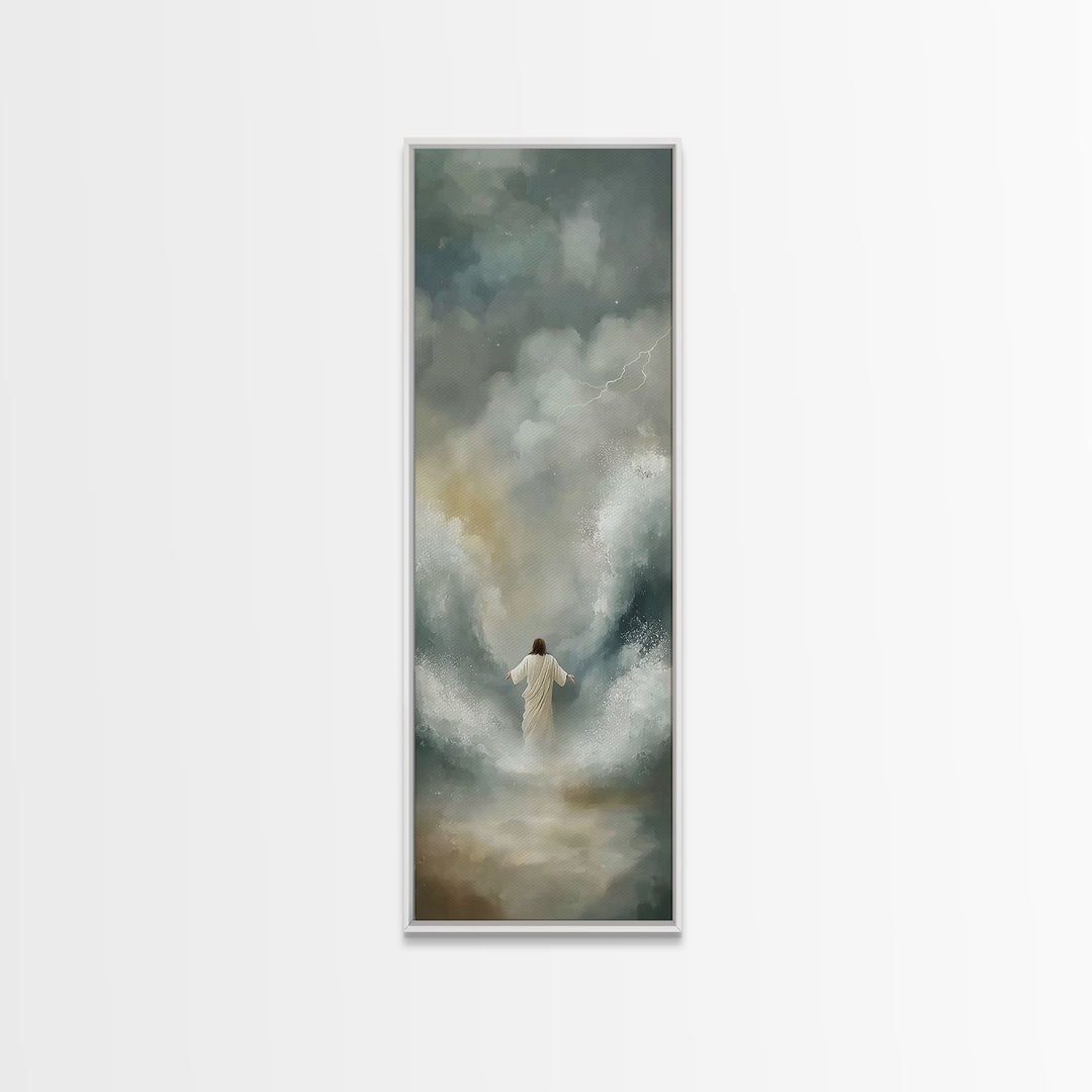 Rising Hope | Framed Canvas Print | Skinny Art | Christian Art Canvas | Jesus Painting | Christian Wall Art | Christmas Art